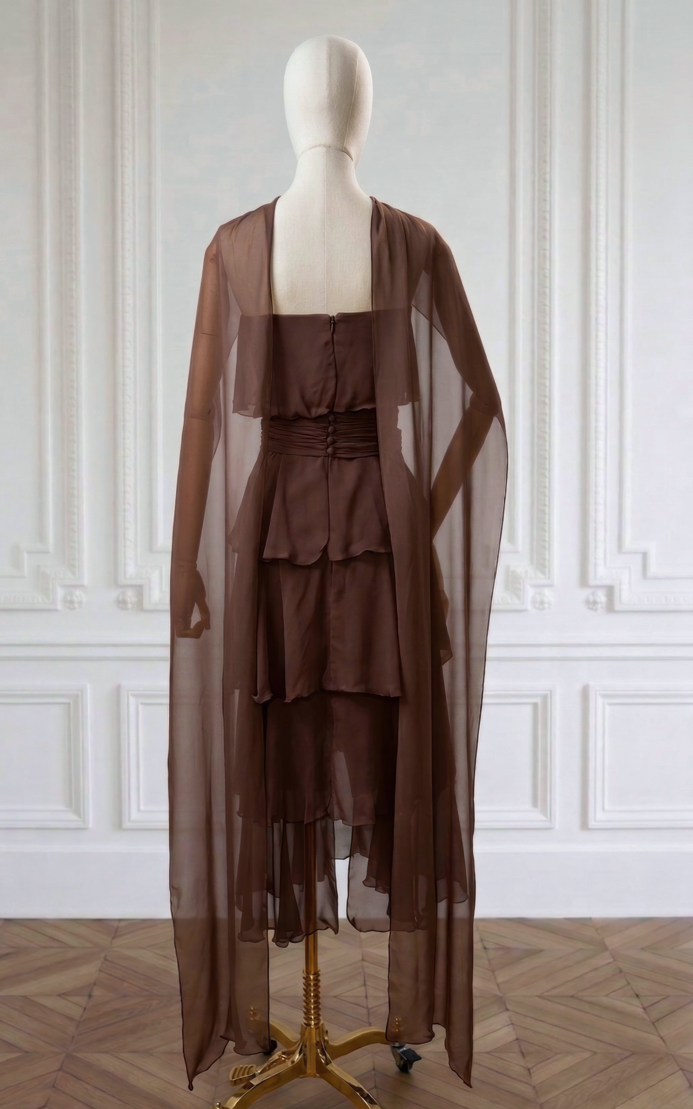 VESTIDO Y CAPA PAULINE