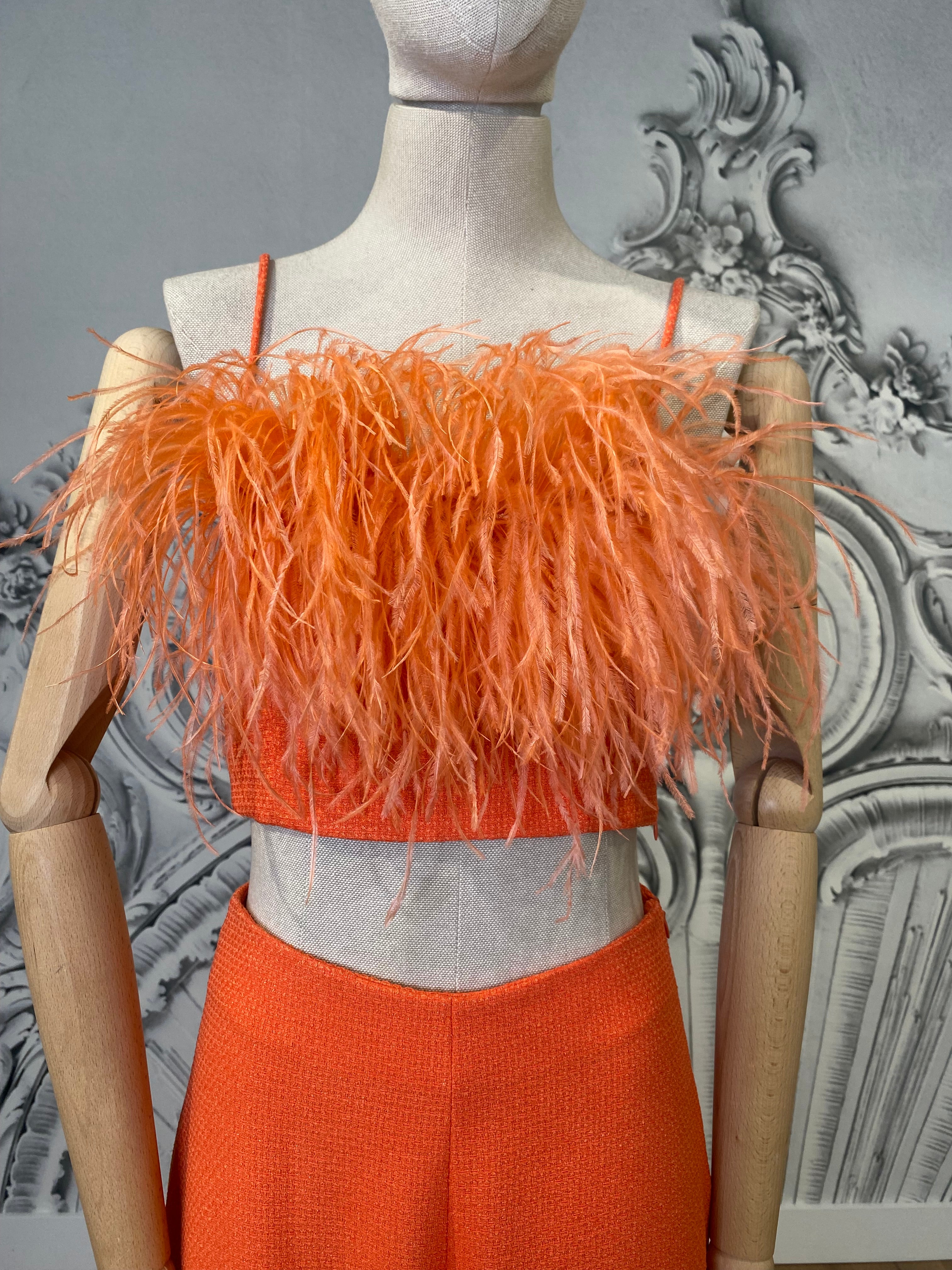 CONJUNTO BLANKA CON PLUMA