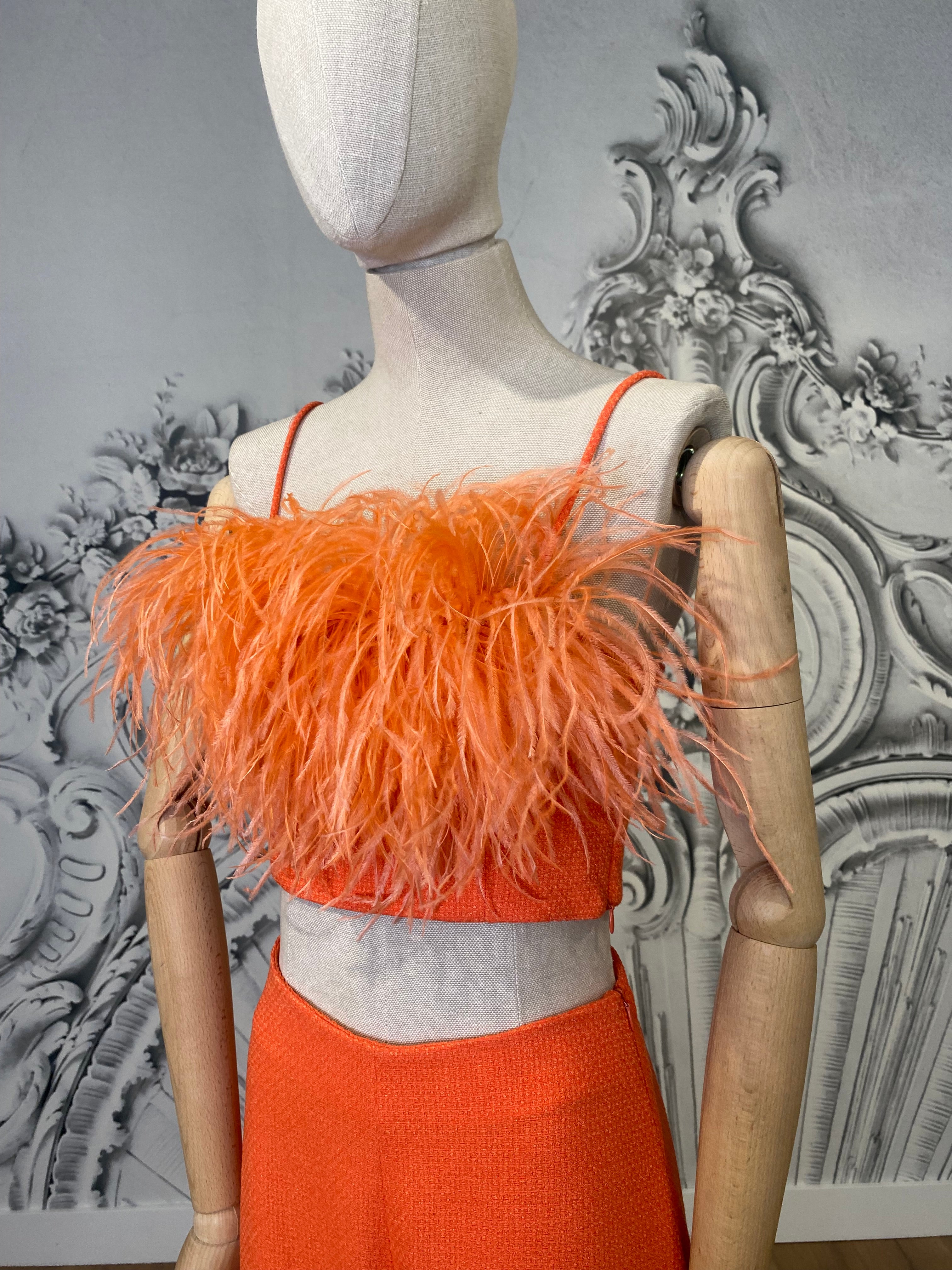 CONJUNTO BLANKA CON PLUMA