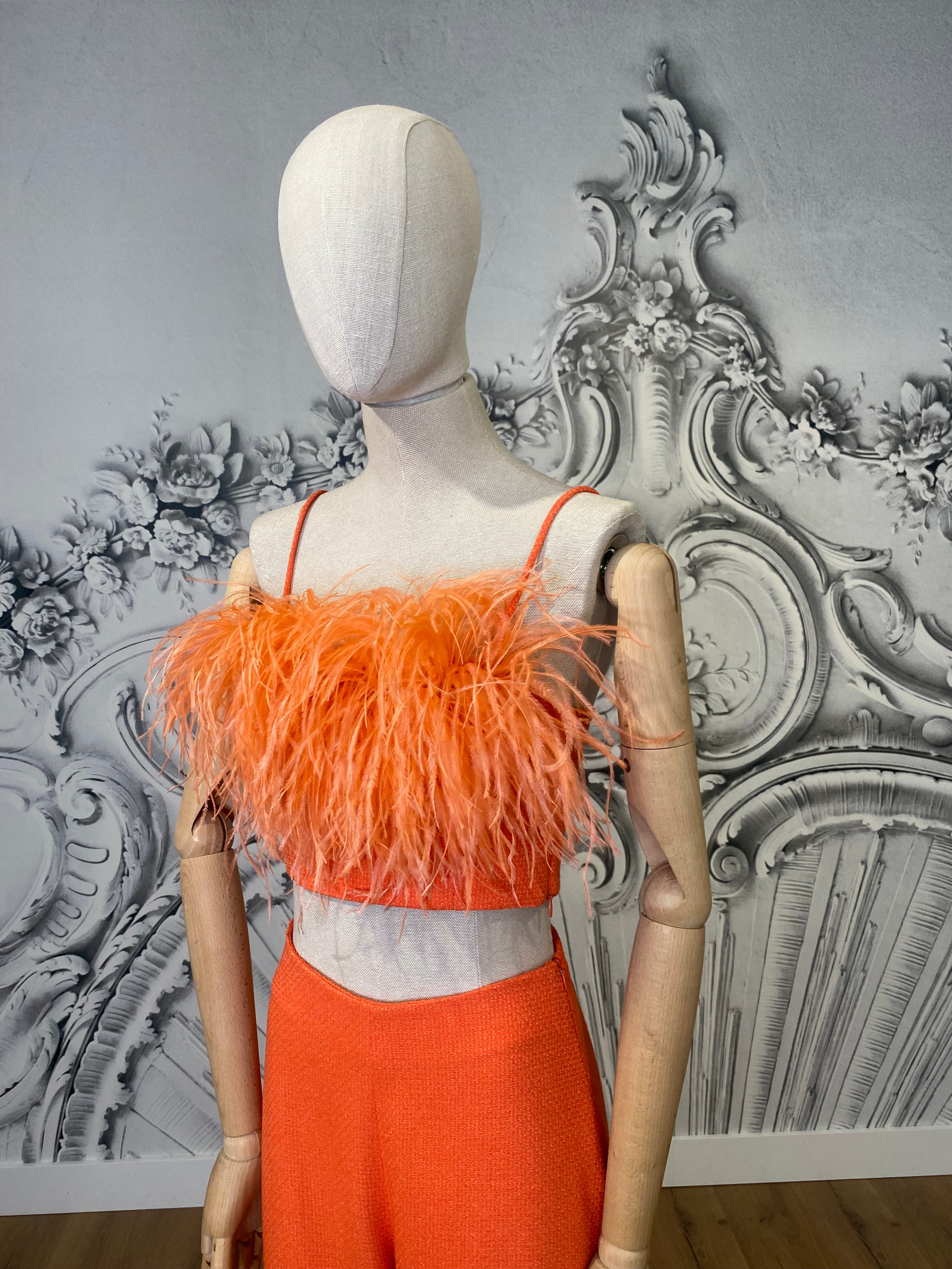 CONJUNTO BLANKA CON PLUMA