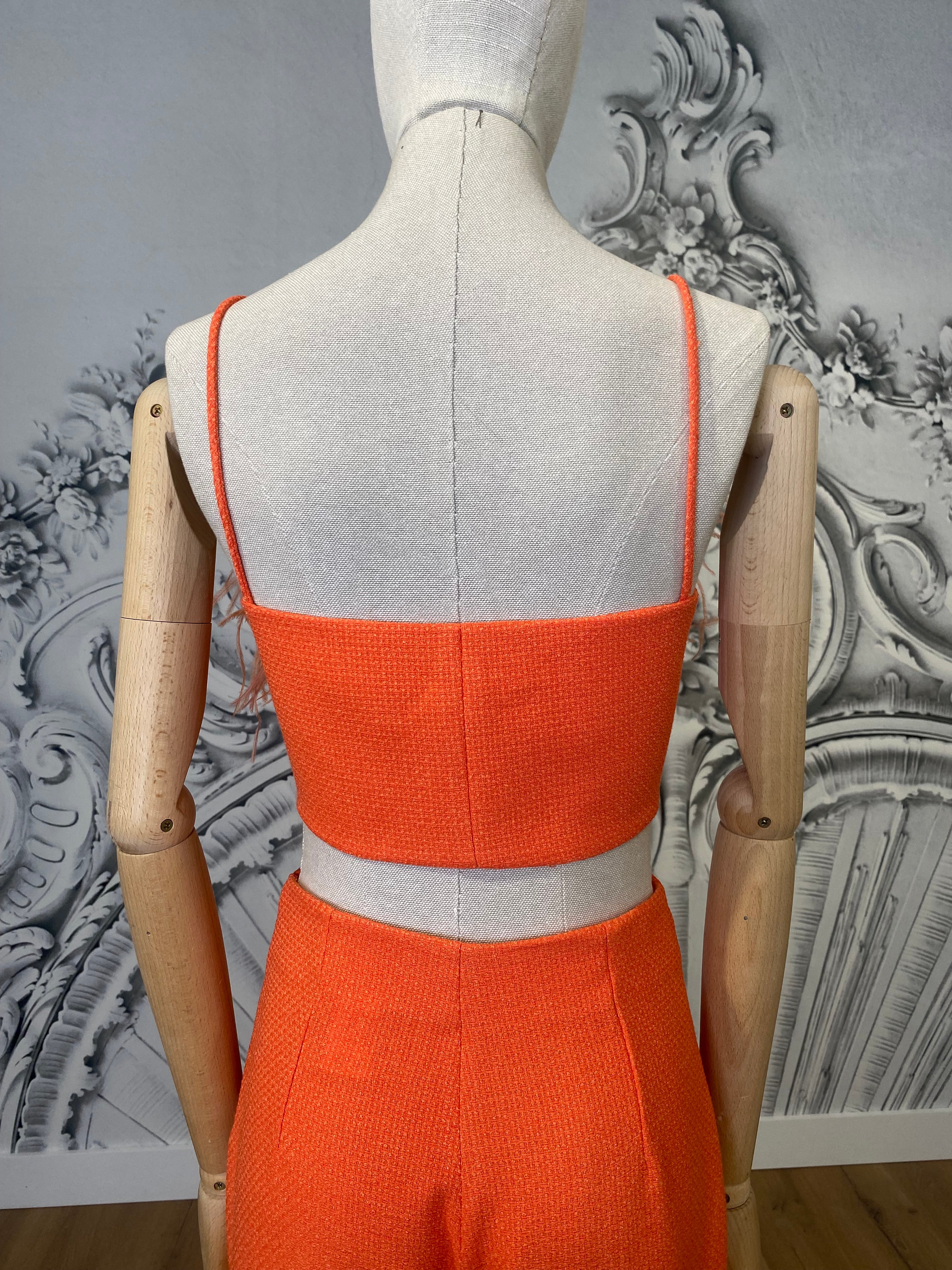 CONJUNTO BLANKA CON PLUMA