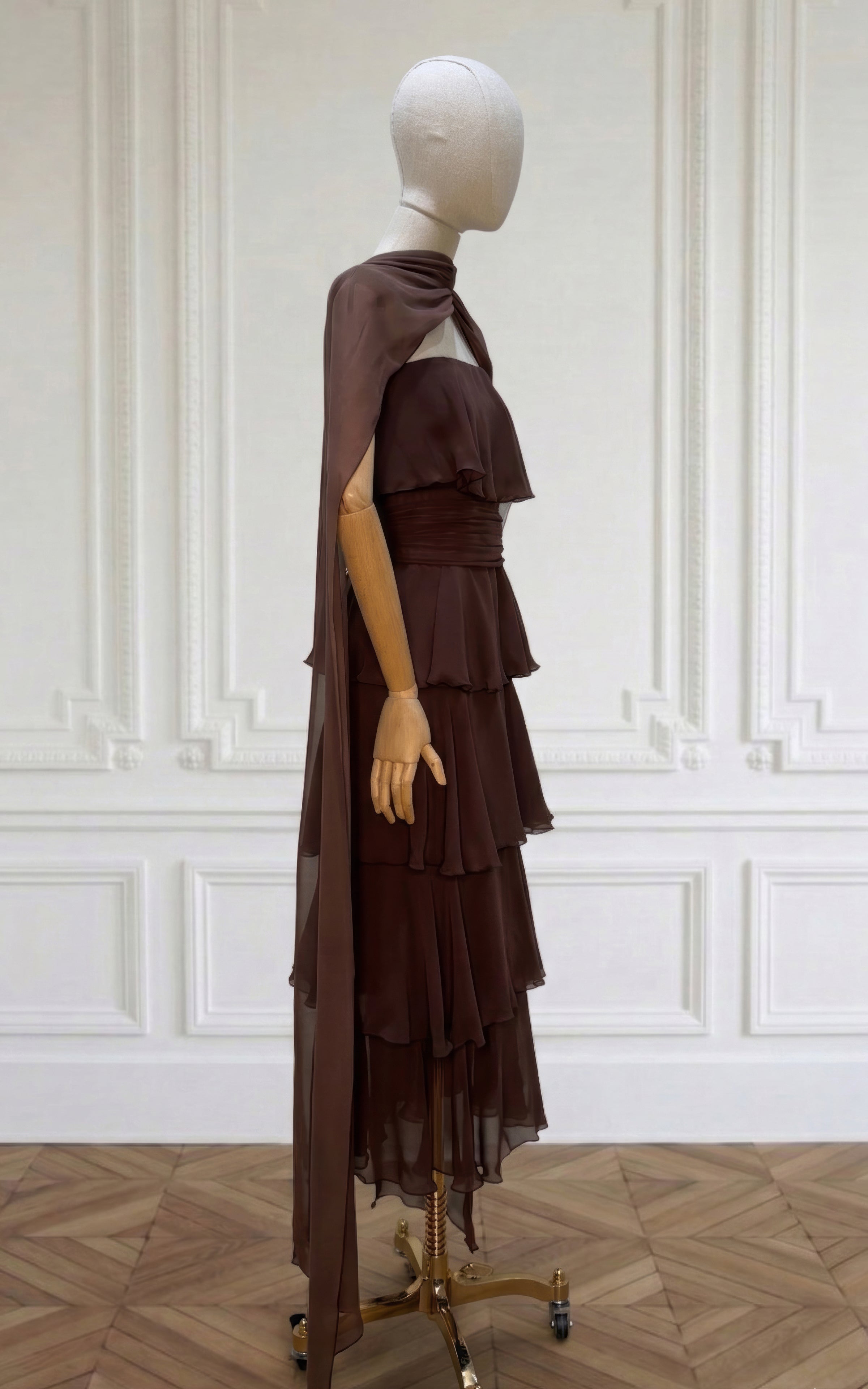 VESTIDO Y CAPA PAULINE
