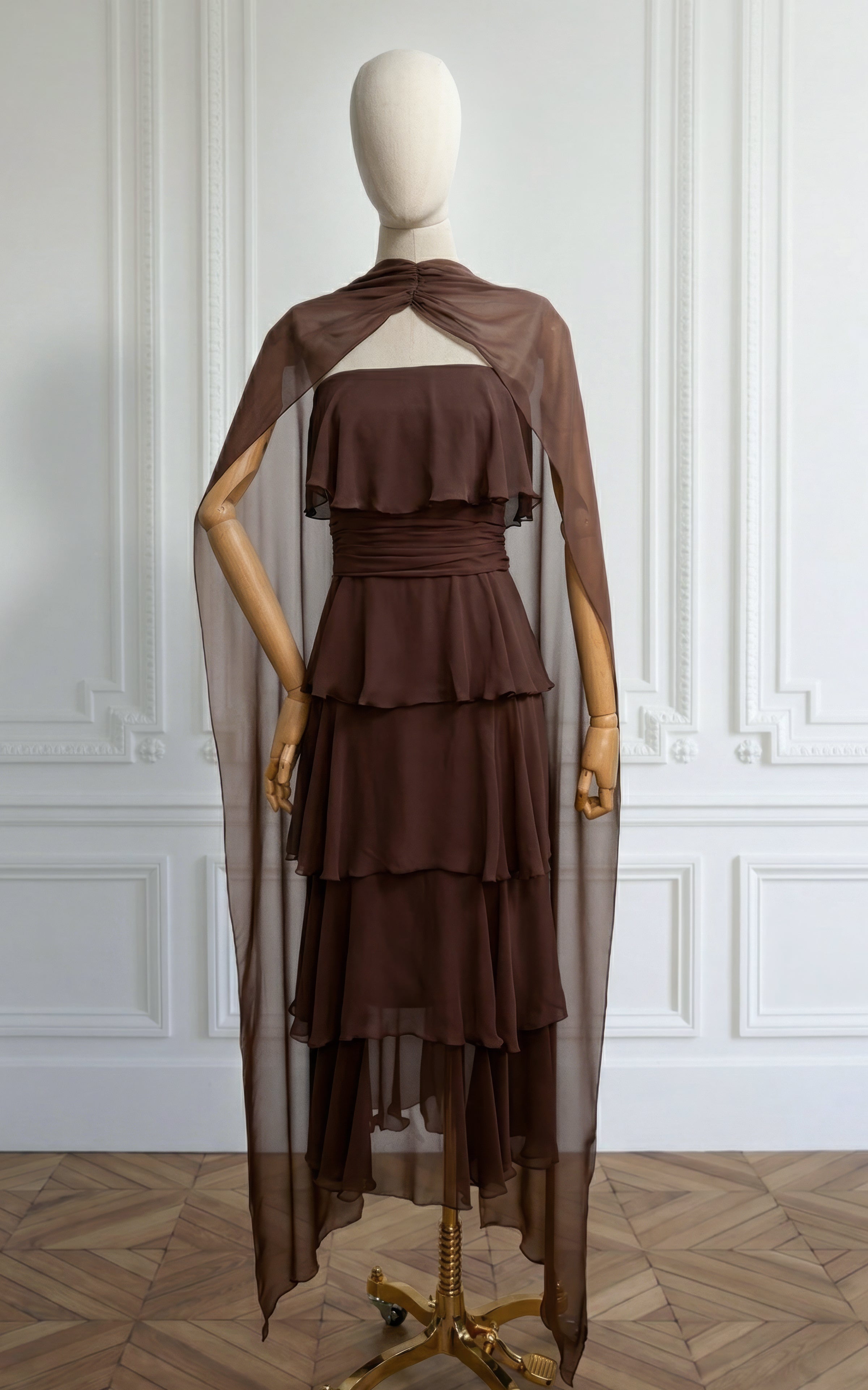 VESTIDO Y CAPA PAULINE